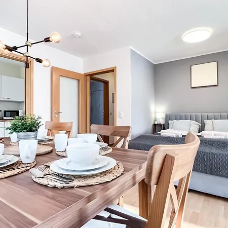 In Der Stadt Mit Kostenfreier Tiefgarage Bis 1,50m Fahrzeughoehe - 2 Doppelbetten, Kueche, Bad Apartmán Lipsko